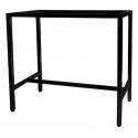 Barcelona 1200x700 Table Frame Black (Bar Height)
