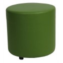 Premium Berlini Round Ottoman (Vinyl)