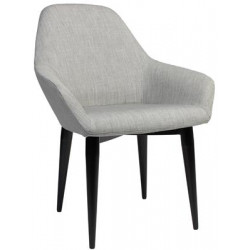 Bronte Premium Fabric Armchair with Metal Legs