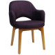Albury Premium Fabric Armchair with Timber Legs