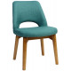 Albury Premium Fabric Side Chair with Timber Legs