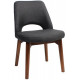 Albury Premium Fabric Side Chair with Timber Legs