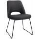 Albury Premium Fabric Side Chair with Sled Base