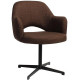 Albury Premium Fabric Armchair with Black Blade Frame