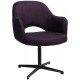 Albury Premium Fabric Armchair with Black Blade Frame