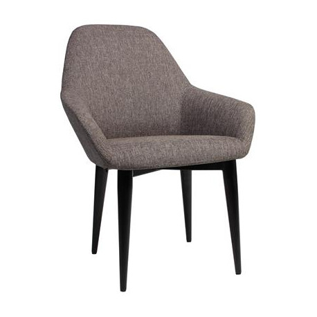 Bronte Premium Fabric Armchair with Metal Legs