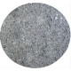 50cm Round Compact Laminate Table Top - Concrete Design