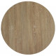 50cm Round Compact Laminate Table Top - Textured Finish