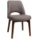Albury Premium Fabric Side Chair with Timber Legs