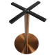 Rome 450 Round Table Base - Copper (Dining Height)