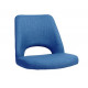 Albury Premium Fabric Side Chair with Timber Look Metal Legs
